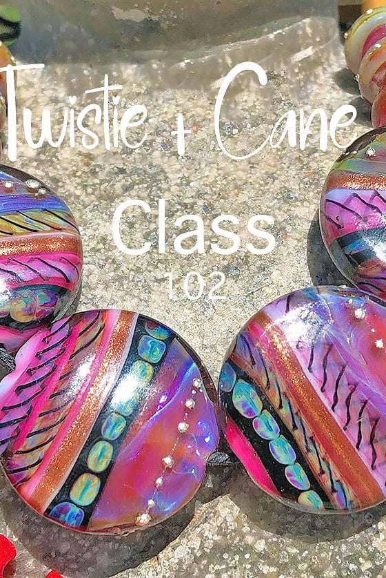 Lampwork Class - Twistie + Cane Class BajaTiki lampwork class