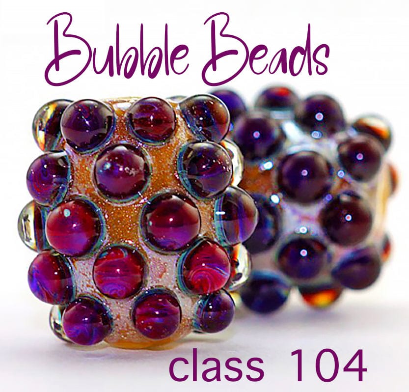 Lampwork Class - Bubble Barrel Beads Class BajaTiki lampwork class